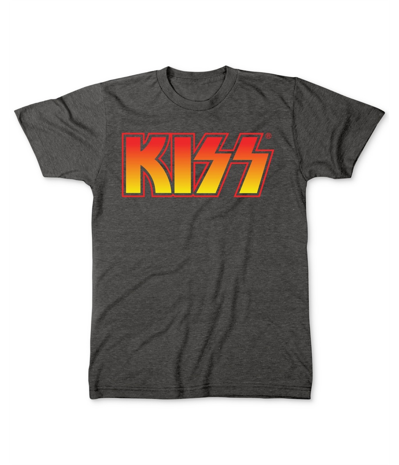 Мужская футболка Freeze CMI Inc. с изображением поцелуя, серая, маленькая