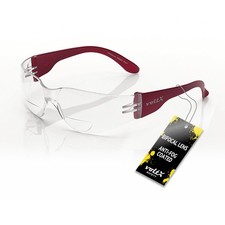 voltX GRAFTER Bifocal Lightweight Reading Safety Glasses (CLEAR LENS +2.5