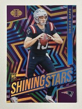 DRAKE MAYE 2024 Panini Illusions Shining Stars Purple Prizm Rookie RC /50 #2