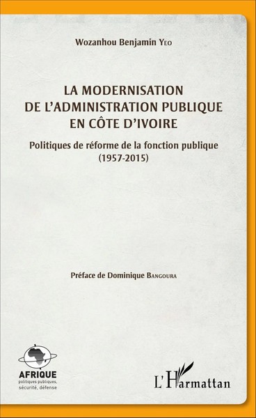 La Modernisation De L'administration Publique En CôTe D'ivoire Yeo Taschenbuch-image