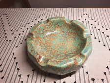 Aschenbecher, Rosenthal Keramik, türkis, Vintage