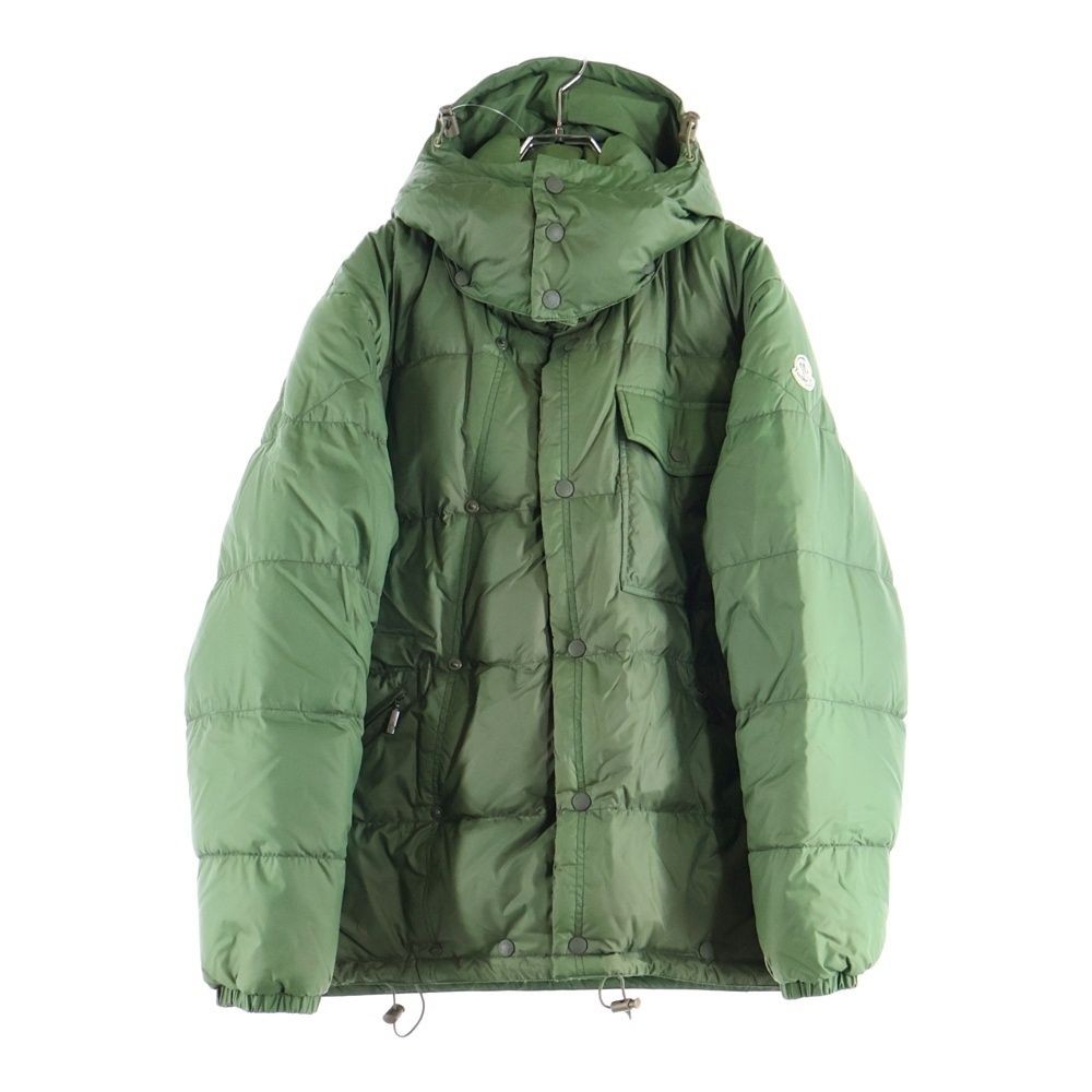 MONCLER KARAKORUM Logo Patch Down Jacket Green 220-091-41324-50