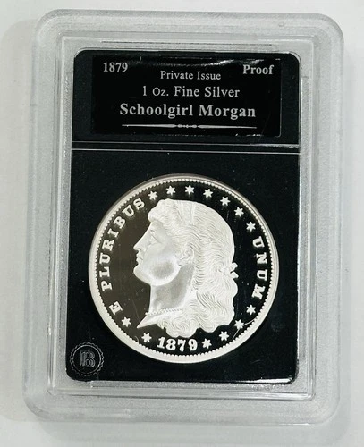 1879 Proof 1 Ozt Silver Schoolgirl Morgan Dollar