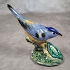 Vintage Stangl Pottery Bird Figurine 3183 Blue Songbird Trenton NJ
