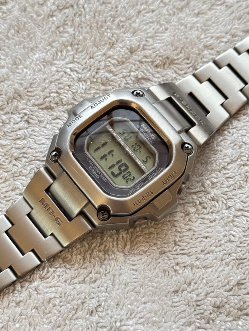 Casio G-SHOCK MRG-110TBN Blue Note Titanium Watch True Blue Dial