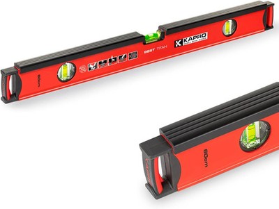Kapro - 985T Titan Professional Mason Box Level - Features Magnified and Shock-P