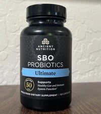 Ancient Nutrition Ultimate SBO Probiotics 60 Cap. Exp 10/26