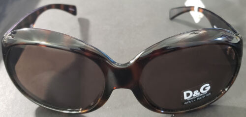 DOLCE & GABBANA Sunglasses DG424 Brown Orange Tortoise Oval  display picture 1