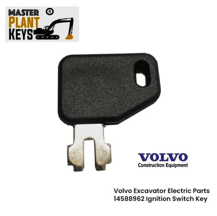 Volvo Excavator Electric Parts 14588962 Ignition Switch Key Master Plant Keys