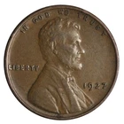 1927 Lincoln Wheat Cent Penny Nice AU Coin!