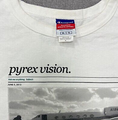 Virgil Abloh Confluence 2012 Pyrex Vision Shirt Champion XL Virgil Abloh Confluence 2012 Pyrex Vision Shirt Champion XL