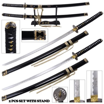 KNIFEKING Kill Bill Sword Set, Demon & Bride, Gold Edition