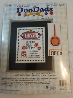 Needle Treasures Counted Cross Stitch Kit 08222 Bonne Bouffe Kitchen Eats