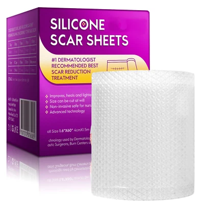 Medical Grade Silicone Scar Tape for Surgery C Section Keloids Hypertrophic Scar