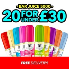 Bar Juice 5000 | Nic Salt 10ml  | 5mg/10mg/20mg | E Liquid |  Vape Juice | E-Cig