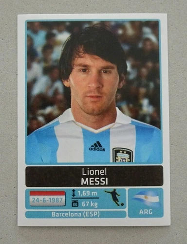 PANINI COPA AMERICA 2011 STICKER N. 40 Lionel Messi Argentina