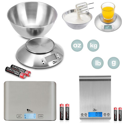Digital Küchenwaage Feinwaage 5KG/1g 10KG/1g Kitchen Scale LCD Haushaltswaage DE