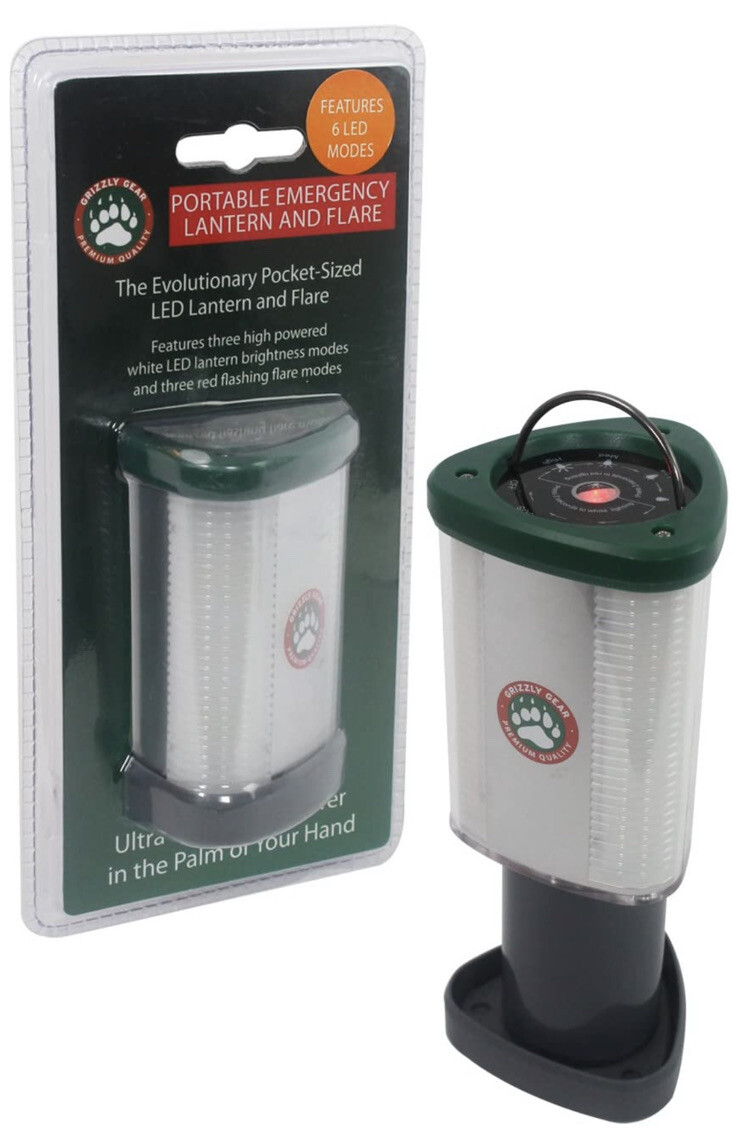 Grizzly Gear Emergency Portable Water Resistent LED Lantern