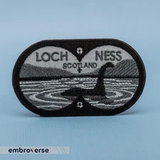 Loch Ness Travel Patch - Nessie, Loch Ness Monster, Scotland, Iron On