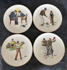 Vintage Norman Rockwell  Gorham Fine China  Four Seasons 1962 Complete Series