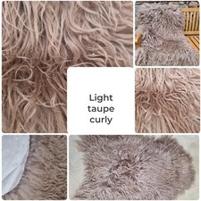 Premium Langhaar Island Schaffell Schaffelle Fell Lammfell Natur lockig curly