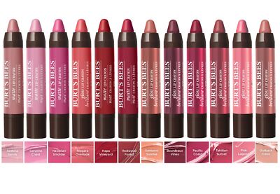 Burt's Bees Lip Crayon Matte & Gloss (Sealed) - Various Shades Availble