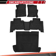 For 2013-2024 Toyota 4runner Floor Mats Cargo Liner All Weather Tpe 3d Molded For 2013-2024 Toyota 4runner Floor Mats Cargo Liner All Weather Tpe 3d Molded