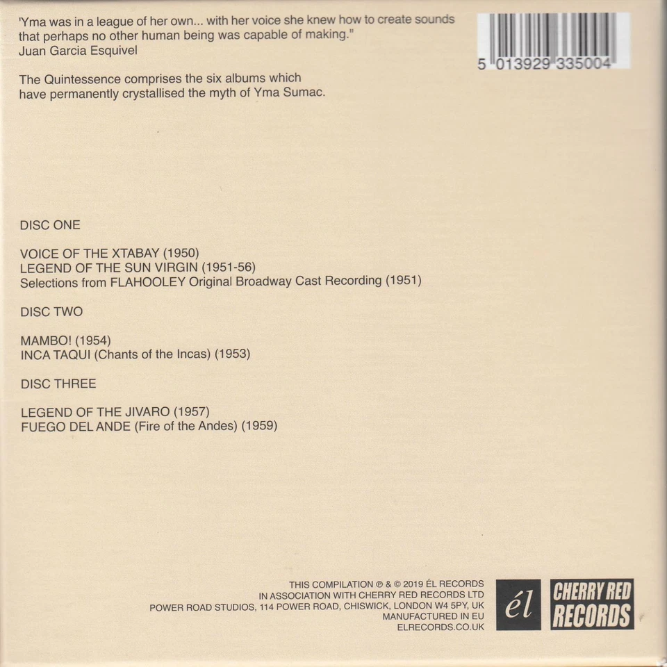 Yma Sumac ‎– The Quintessence (3CD) - Bild 2 von 2