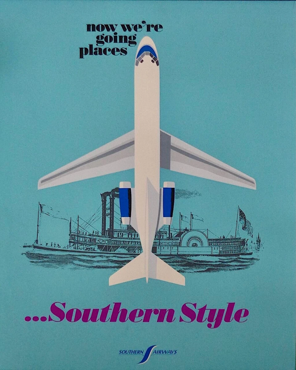Carte Postale Avion Southwest Airlines Boeing 737-200 – Vintage Collection