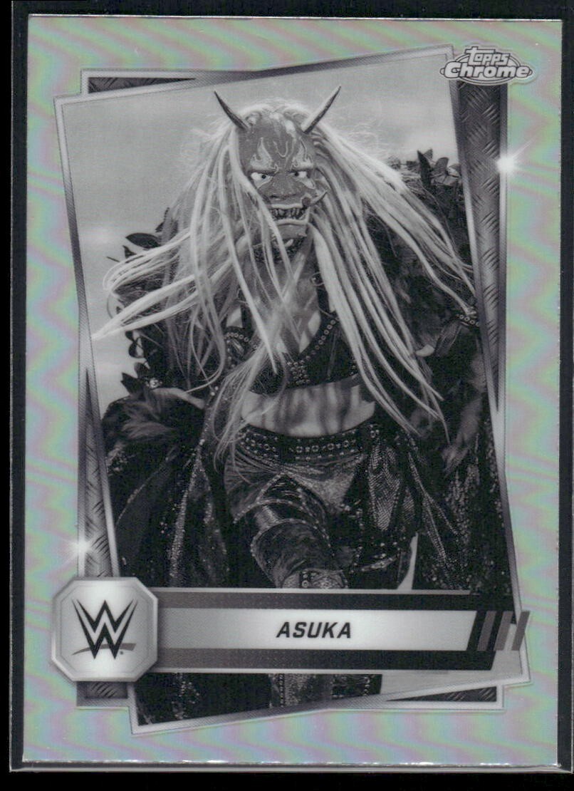 2025 Topps Chrome WWE Asuka #111 Sepia Refractor