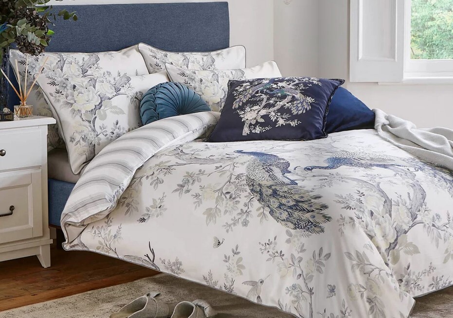 Laura Ashley Belvedere Midnight Bedding Set eBay