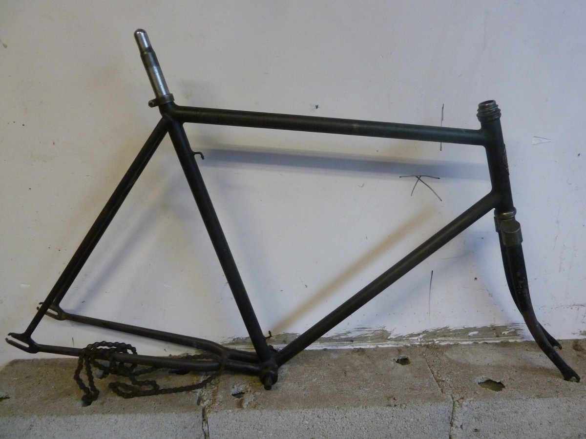 Cadre De Vélo De Course Vintage MERCIER Années 1960 - Bleu Turquoise, Acier