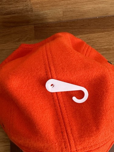 Polo Ralph Lauren Equestrian Cap Hat Orange Brown Wool Leather Long Bill Buffalo - Picture 11 of 11