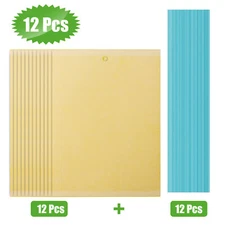 Sticky Fly Glue Trap Yellow Paper Trap Fruit Flies Outdoor Mosquitoes Pest Catch