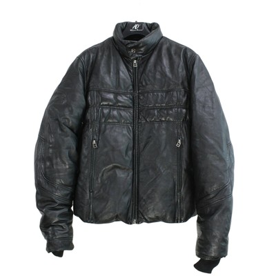 Leather Jacket Size M Down Fill 