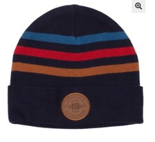 NANO Stripe Knit Cap - Navy - NWOT Boys fits ages 7-14