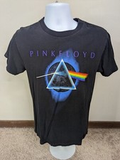 Vtg PINK FLOYD Dark Side Of The Moon T Shirt Size Small T7S