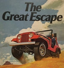 4 ads for 1973, 1979, 1981 AMC JEEP CJ RENEGADE, SCRAMBLER
