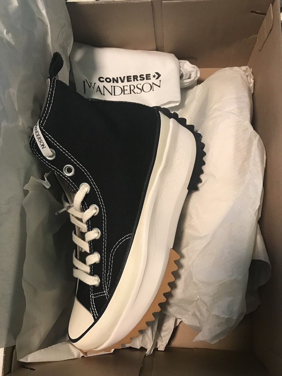 Converse Run Star Hike Hi JW Anderson Black - Size 5 US Converse Run Star Hike Hi JW Anderson Black - Size 5 US