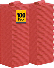 Shop Towel, 100 Pack Commercial Grade Work Rags Microfiber Towels for Cars Clean
