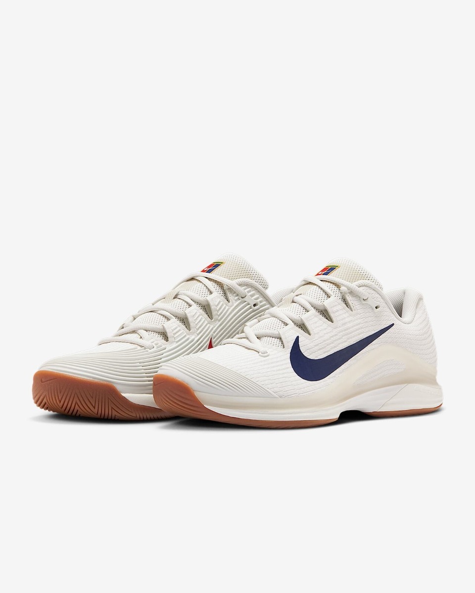 スニーカー Nike Court Air Zoom Vapor 12 HC White Summit White Nike Zoom Vapor 12 HC Mens Tennis Shoes Summit White Binary