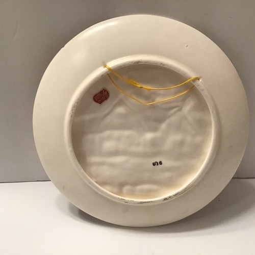 Lefton Hand Painted Plate Japan Raised Porcelain Scene Country Home 8” - Picture 2 of 5