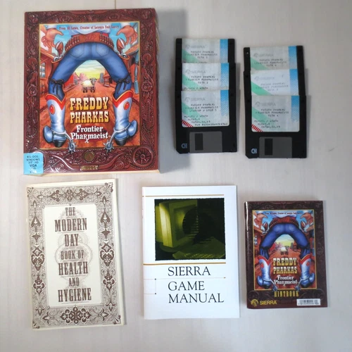 Freddy Pharkas Frontier Pharmacist 1993 3.5" MS DOS Vintage PC Game Collection