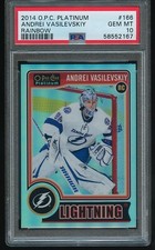 Andrei Vasilevskiy 2014-15 O-Pee-Chee Platinum Rainbow #166 RC PSA 10 GEM MT