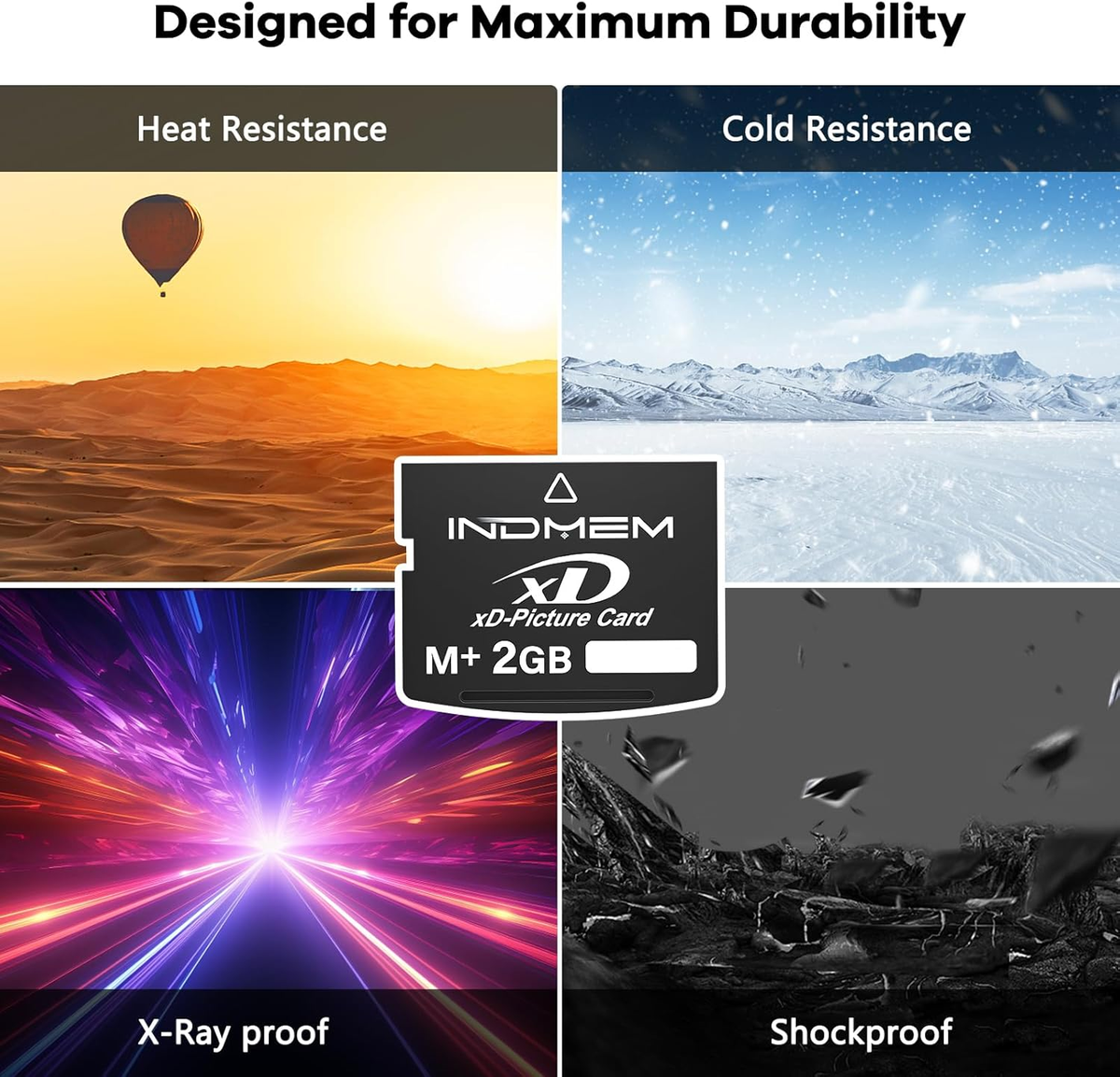 2GB XD Picture Card for Olympus Fuji Cameras - Supports 3D