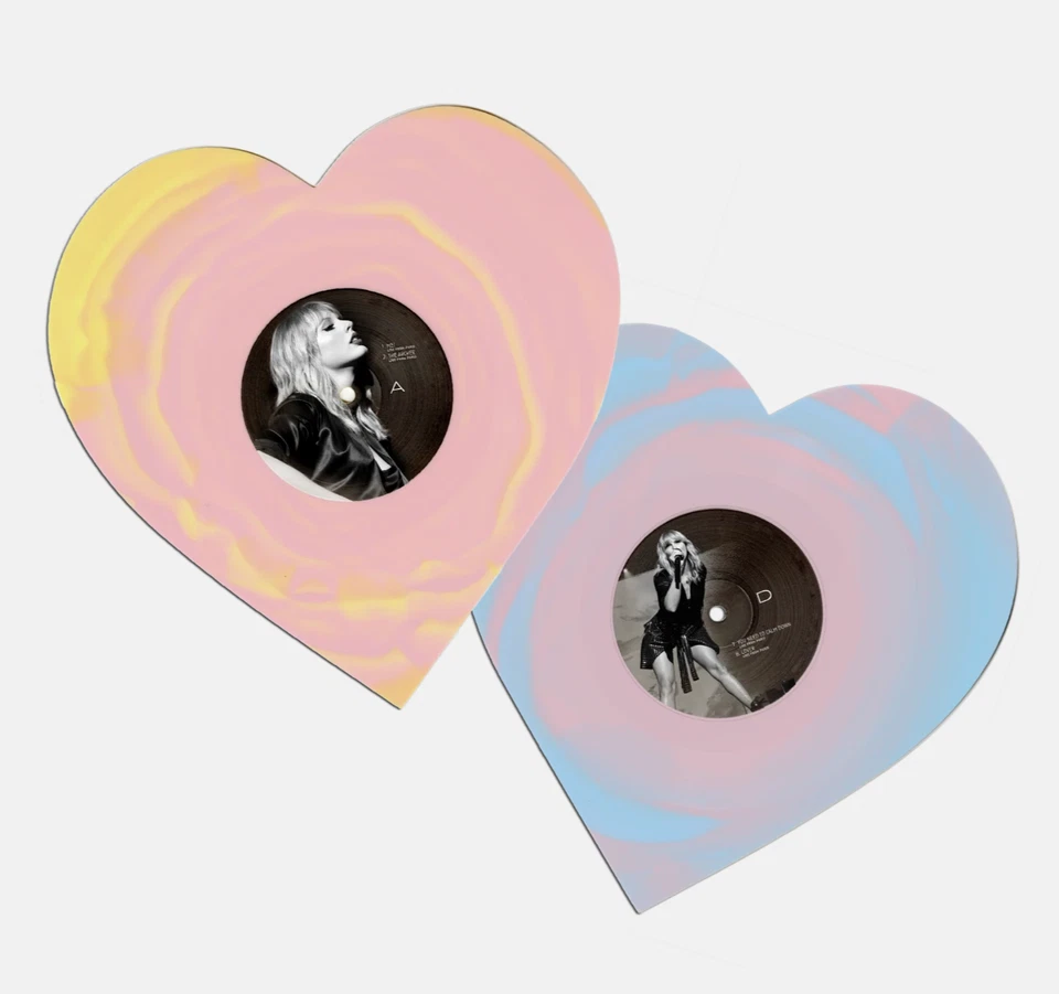 Taylor Swift LOVER (LIVE FROM PARIS) LLFP HEART SHAPED VINYL 2LP [IN HAND] 💗 - Image 3 of 4