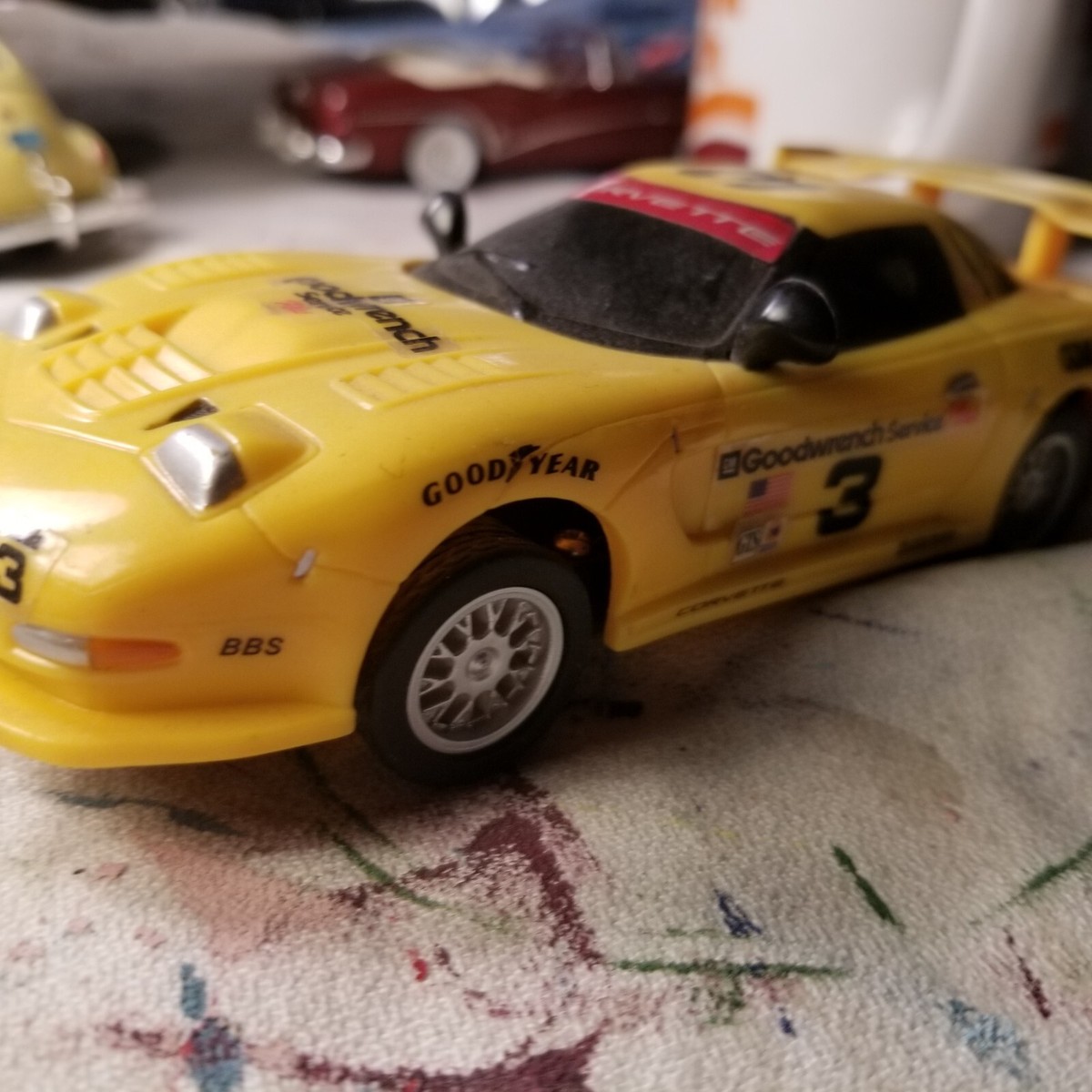 Corvette ボディ Goodwrench イエロー 約30cm Corvette ボディ Goodwrench イエロー 約30cm Goodwrench Yellow