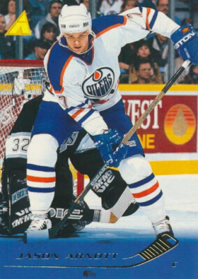 1995-96 Pinnacle #16 JASON ARNOTT - Edmonton Oilers