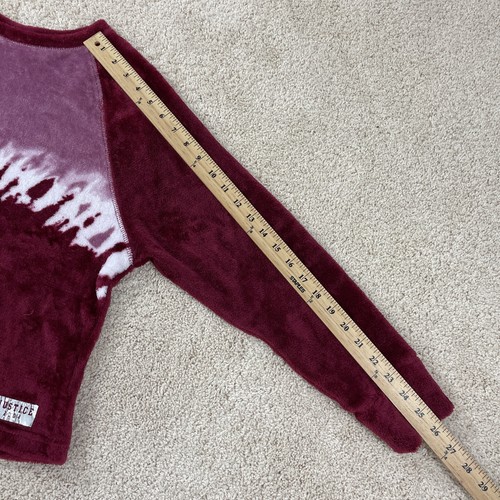 Justice Sleep Girls Long Sleeve Top & Short Pajama Set Red Burgandy XL (16/18) - Picture 9 of 14