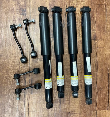 Set of 4 OEM Jeep Wrangler Sahara JL 2018 Take off Shocks With Sway Bars OE24263